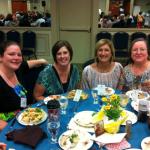 Rebecca, Lori, Dani Kay, and Rhonda at the Women's Meeting and Luncheon